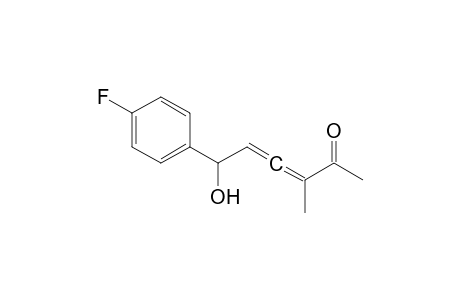 6-Hydroxy-3-methyl-6-(p-fluorophenyl)-hexa-3,4-dien-2-one