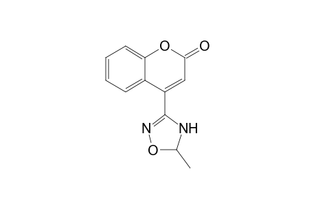 4,5-Dihydro-5-methyl-3-(2-oxo-2H-[1]benzopyran-4-yl)-1,2-4-oxadiazole