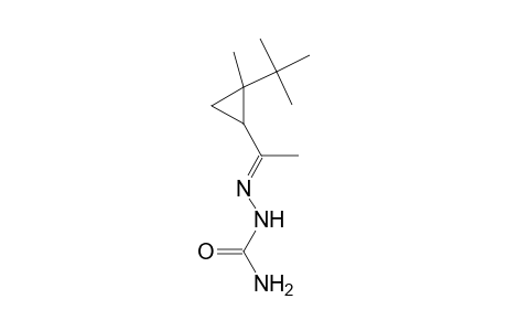 (1E)-1-(2-tert-Butyl-2-methylcyclopropyl)ethanone semicarbazone
