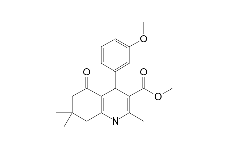 3-METHOXYCARBONYL-4-(3-METHOXYPHENYL)-1,4,5,6,7,8-HEXAHYDRO-2,7,7-TRIMETHYL-5-OXOQUINOLINE