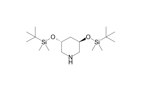 tert-Butyl-[(3R,5R)-5-[tert-butyl(dimethyl)silyl]oxypiperidin-3-yl]oxy-dimethyl-silane