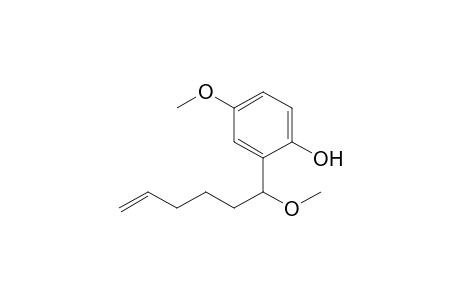 4-Methoxy-2-(1-methoxyhex-5-enyl)phenol