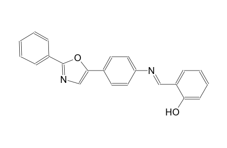 2-((E)-{[4-(2-phenyl-1,3-oxazol-5-yl)phenyl]imino}methyl)phenol