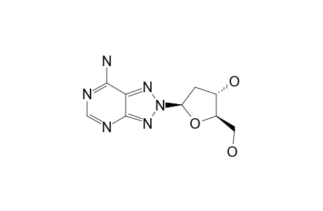 7-AMINO-2-(2'-DEOXY-BETA-D-ERYTHRO-PENTOFURANOSYL)-2H-1,2,3-TRIAZOLO-[4,5-D]-PYRIMIDINE