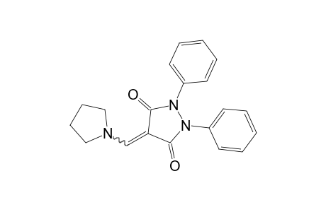 1,2-diphenyl-4-pyrrolidinylmethylene-3,5-pyrazolidinedione