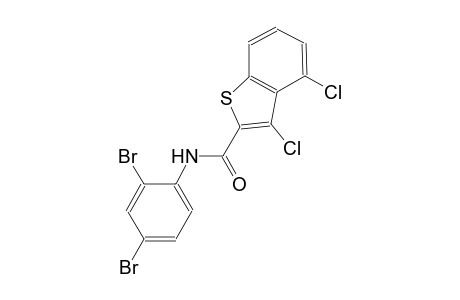 3,4-dichloro-N-(2,4-dibromophenyl)-1-benzothiophene-2-carboxamide