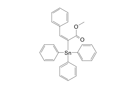 Methyl 2-(triphenylstannyl)-3-phenyl-2-propenoate