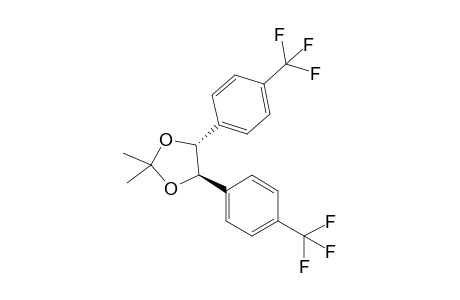 (4R,5R)-2,2-dimethyl-4,5-bis[4-(trifluoromethyl)phenyl]-1,3-dioxolane