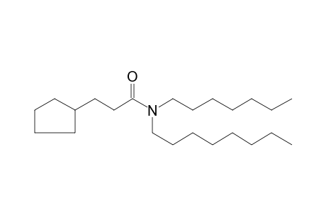 Propanamide, N-heptyl-N-octyl-3-cyclopentyl-