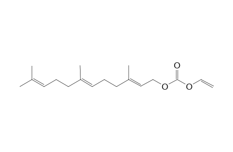 3,7,11-Trimethyldodeca-2,6,10-trien-1-yl ethenylcarbanate