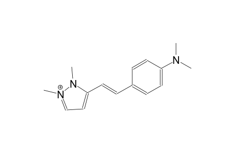 5-{(E)-2-[4-(dimethylamino)phenyl]ethenyl}-1,2-dimethyl-1H-pyrazol-2-ium
