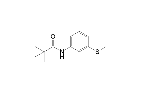 2,2-Dimethyl-N-[(3-methylthio)phenyl]propanamide