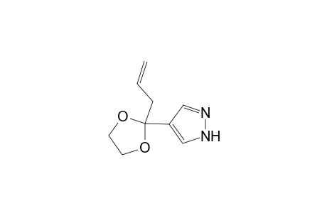 4-(2-Allyl-1,3-dioxolan-2-yl)-1H-pyrazole