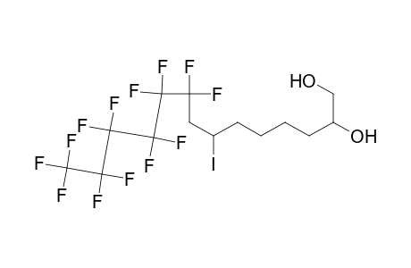 9,9,10,10,11,11,12,12,13,13,14,14,14-Tridecafluoro-7-iodotetradecane-1,2-diol