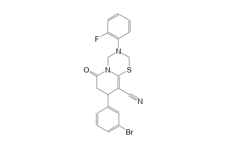 2H,6H-pyrido[2,1-b][1,3,5]thiadiazine-9-carbonitrile, 8-(3-bromophenyl)-3-(2-fluorophenyl)-3,4,7,8-tetrahydro-6-oxo-