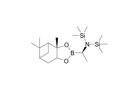 (S)-(+)-Pinanediol (1R)-1-(N-bis(trimethylsilyl)amino)-1-ethaneboronate