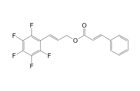 (E)-3-(pentafluorophenyl)allyl cinnamate