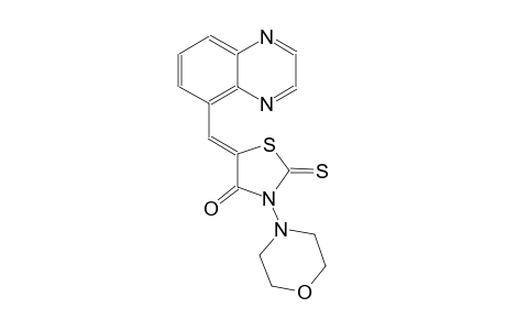 4-thiazolidinone, 3-(4-morpholinyl)-5-(5-quinoxalinylmethylene)-2-thioxo-, (5Z)-