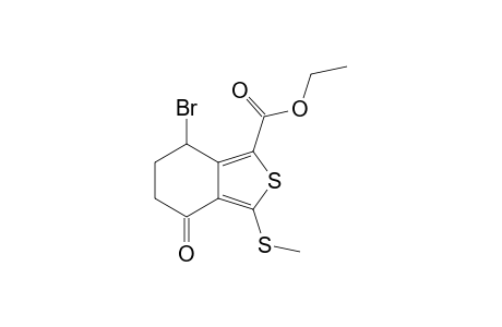 7-Bromo-3-(methylthio)-4-oxo-6,7-dihydro-5H-2-benzothiophene-1-carboxylic acid ethyl ester