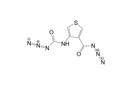 1-(4-carbonazidoyl-3-thienyl)-3-diazo-urea