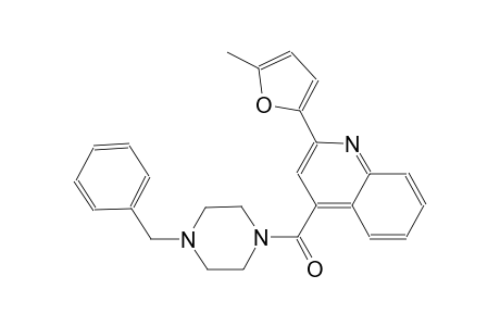 4-[(4-benzyl-1-piperazinyl)carbonyl]-2-(5-methyl-2-furyl)quinoline