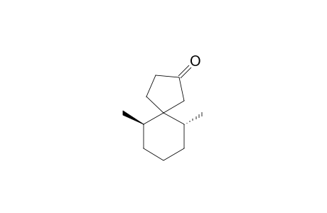 6c,10t-Dimethyl-(5rC1)spiro[4.5]decan-2-one