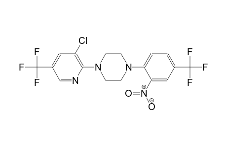 1-[3-chloranyl-5-(trifluoromethyl)pyridin-2-yl]-4-[2-nitro-4-(trifluoromethyl)phenyl]piperazine