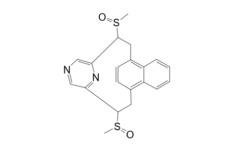 1,11-Etheno-8,4-nitrilo-4H-6-benzazacyclotridecine, 2,3,9,10-tetrahydro-3,9-bis(methylsulfinyl)-, stereoisomer