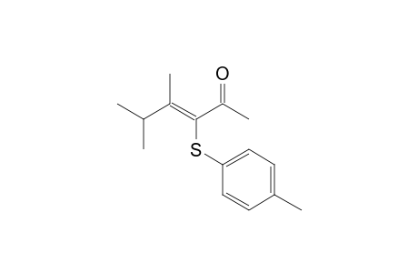 (Z)-4,5-dimethyl-3-(4-methylphenyl)sulfanyl-hex-3-en-2-one