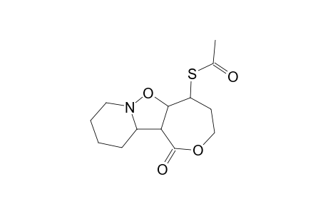 (5RS,5aSR,11aRS,11bRS)-5-Acetylthiodecahydro-1H-oxepino[3',4':4,5]isoxazolo[2,3-a]pyridin-1-one