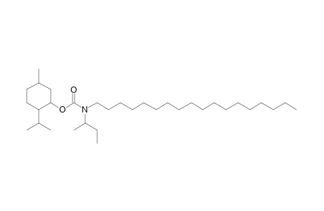 Carbonic acid, monoamide, N-(2-butyl)-N-octadecyl-, 1-menthyl ester