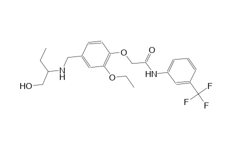 2-[2-ethoxy-4-({[1-(hydroxymethyl)propyl]amino}methyl)phenoxy]-N-[3-(trifluoromethyl)phenyl]acetamide