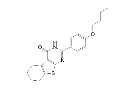 2-(4-butoxyphenyl)-5,6,7,8-tetrahydro-3H-benzothiopheno[2,3-d]pyrimidin-4-one