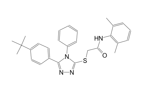 2-{[5-(4-tert-butylphenyl)-4-phenyl-4H-1,2,4-triazol-3-yl]sulfanyl}-N-(2,6-dimethylphenyl)acetamide