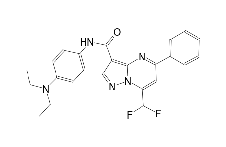 N-[4-(diethylamino)phenyl]-7-(difluoromethyl)-5-phenylpyrazolo[1,5-a]pyrimidine-3-carboxamide