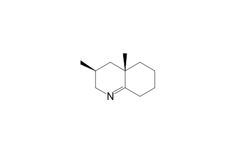 3b,10-Dimethyl.delta./1,9/-octahydro-quinoline