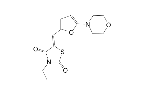 (5Z)-3-ethyl-5-{[5-(4-morpholinyl)-2-furyl]methylene}-1,3-thiazolidine-2,4-dione