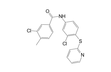 Benzamide, 3-chloro-N-[3-chloro-4-(2-pyridinylthio)phenyl]-4-methyl-