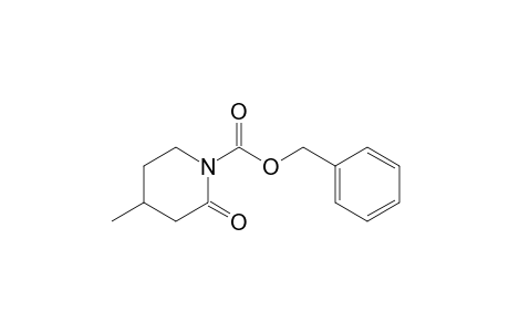 (phenylmethyl) 4-methyl-2-oxidanylidene-piperidine-1-carboxylate