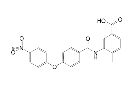 benzoic acid, 4-methyl-3-[[4-(4-nitrophenoxy)benzoyl]amino]-