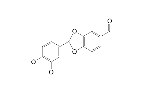 2-(3',4'-DIHYDROXYPHENYL)-1,3-BENZODIOXOLE-5-ALDEHYDE