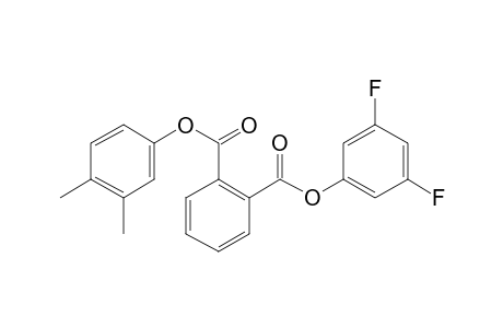 Phthalic acid, 3,5-difluorophenyl 3,4-dimethylphenyl ester