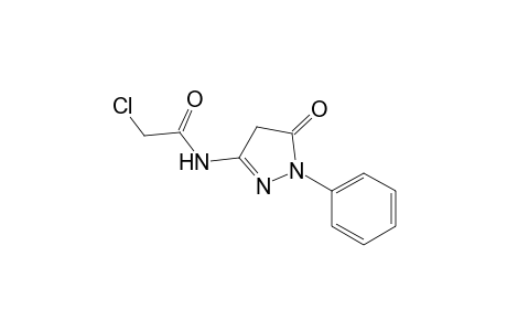 Acetamide, 2-chloro-N-(4,5-dihydro-5-oxo-1-phenyl-1H-pyrazol-3-yl)-