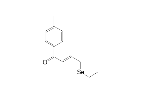 1-(p-Methylphenyl)-4-ethylselanyl-but-2-en-1-one