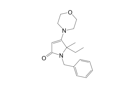 1-Benzyl-5-ethyl-5-methyl-4-(morpholin-4'-yl)-1,5-dihydropyrrol-2-one