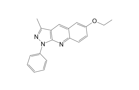 1H-Pyrazolo[3,4-b]quinoline, 6-ethoxy-3-methyl-1-phenyl-