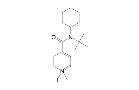 4-(N-CYCLOHEXYL-N-TERT.-BUTYLCARBAMOYL)-1-METHYLPYRIDINIUM-IODIDE