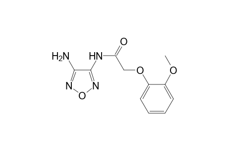 N-(4-amino-1,2,5-oxadiazol-3-yl)-2-(2-methoxyphenoxy)acetamide