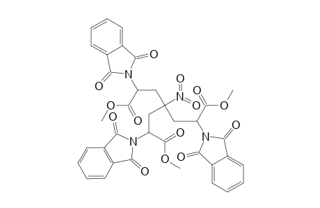 Dimethyl 4-(2'-phthalomido-3'-methoxy-3'-oxopropyl)-4-nitro-2,6-diphthalimidoheptane-1,7-dioate