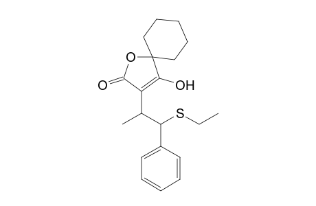 3-[2'-(Ethylthio)-1'-methyl-2'-phenylethyl]-4-hydroxy-1-oxaspiro[4.5]dec-3-en-2-one